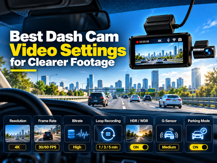 Best Dash Cam Video Settings for Clearer Footage: A Complete Guide