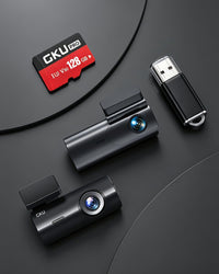 GKU 128GB High Endurance MicroSD Card for Dash Cam | U3 V30 4K Recording
