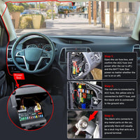 GKU Dash Cam 3m ACC Hardwire Kit - gkutech